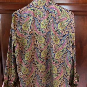 Paisley Print Blouse
